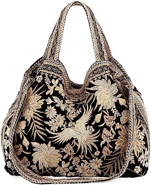 Black Velvet Cream White Lace Velvet Bag Handbag Purse New